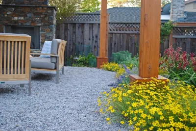 San Carlos Fabulous outdoor kitchen — Landscape Design project by Kristen Rudger Landscape Design in San Carlos