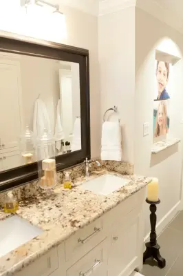 McDermed Drive Bathroom Makeovers by Crafted Custom Homes + Renovations