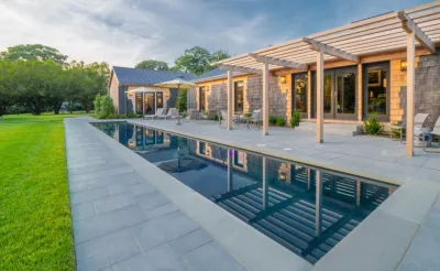 Sleek Summer Hangout by Land Design Associates, Inc.