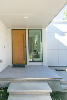 Contemporary Entrance by Vmax LLC