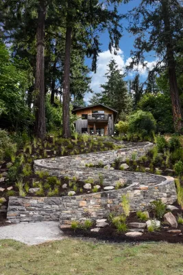 Willamette River View — Landscape Design project by LandCurrent Landscape Architects in Milwaukie