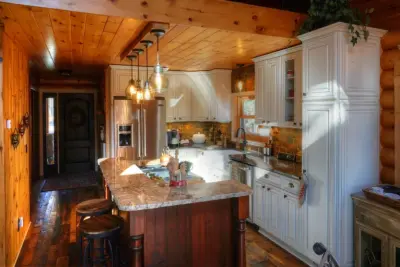 Hanscom Lake Interior Renovation and Front Porch Upgrade — Custom Home Builders project by Tice Construction Inc