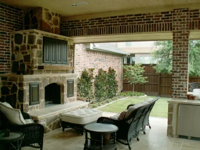 Castle Hills Outdoor Entertainment — Landscape Design project by LandPatterns, Inc