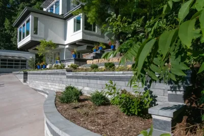 Amazing Retaining by Landscape Architecture, LLC