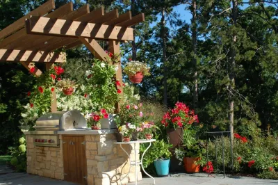 Bluestone Patio by Landscape Architecture, LLC