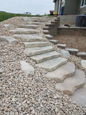 Backyard Steps — Landscape Design project by Landscape Consultants LLC