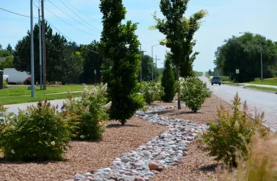 Salina, KS - Street Median Landscape Design — Landscape Design project by Landscape Consultants LLC in Salina