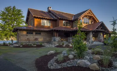 New York Timber Structure — Custom Home Builders project by Carolina Timberworks