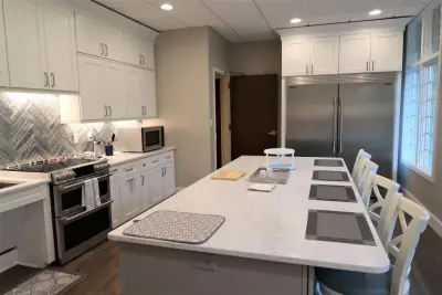 A Pleasant Breakroom by Infinity Construction, Llc.