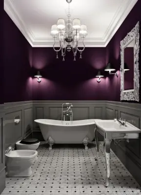 Restrooms — Custom Home Builders project by KAIN Contracting