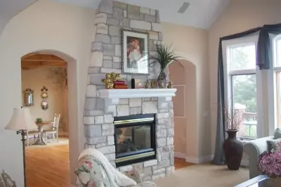 Country Chic Living Room Initiatives — Custom Home Builders project by J. Russell MacLachlan Custom Homes & Remodeling