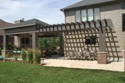 Alfresco Living — Custom Home Builders project by Fulton Construction, Inc.