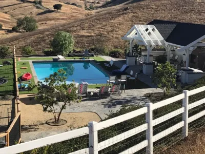 Edna Valley Backyard Renovation and Swimming Pool Addition — Landscape Design project by Landsystems & Associates in San Luis Obispo