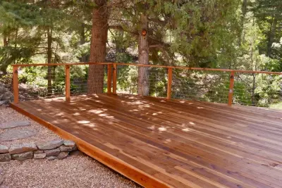 Treehouse Redwood Deck by The Salamander Company LLC.