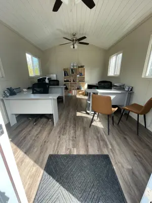 Sales Center — Custom Home Builders project by FIRST TIER- Sheds & Structures