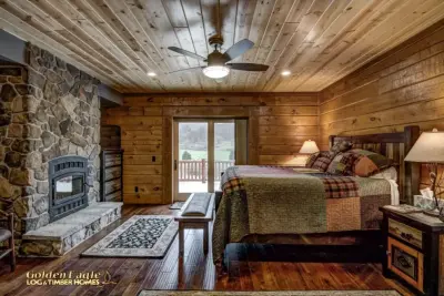 Rest Retreats — Custom Home Builders project by Golden Eagle Log & Timber Homes