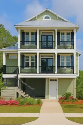 Custom Home at Surfside Beach by Carolina Bays Homes