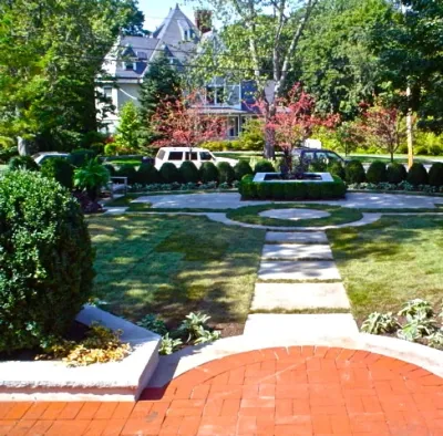 Summit showhouse — Landscape Design project by Liquidscapes