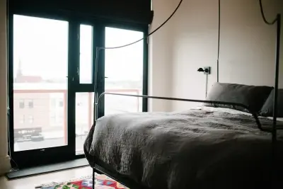 The Falls City Lofts Farmhouse Unit by Eldridge Company Design | Build
