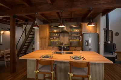 Barn-Themed Guest Cottage by Veritas Fine Homes Inc