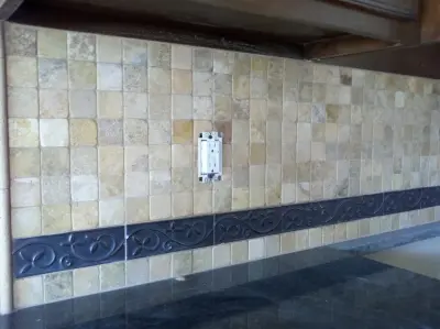 Deco Border 2x2 Mosaic by Floor Pro South, LLC