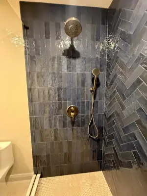 Restroom by DBA D Lopez Tile And Marble Works