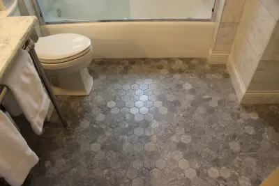 Restroom Renovation — Tile & Stone Installation Services project by The Ceramic Tile Warehouse