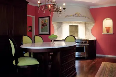 Gold Calacatta Kitchens — Tile & Stone Installation Services project by Carthage Stoneworks