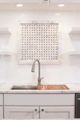 Carrara Culinary Space — Tile & Stone Installation Services project by Carthage Stoneworks