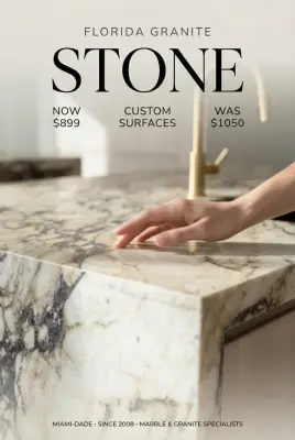 Stone Surfaces: Our Completed Projects with Granite, Marble, Quartz, and Onyx — Tile & Stone Installation Services project by Florida Granite