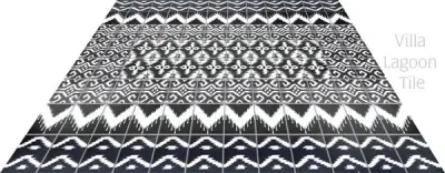 Cement Tile Ikat Designs by Villa Lagoon Tile