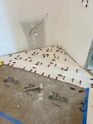 Underlayment Preparation for Tiling — Tile & Stone Installation Services project by Dprocustoms LLC