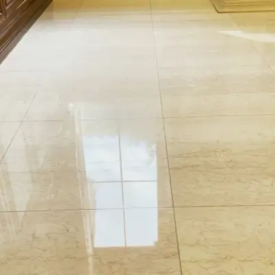 Restoring marble flooring by eliminating significant acid damage — Tile & Stone Installation Services project by The Beautiful Stone Company