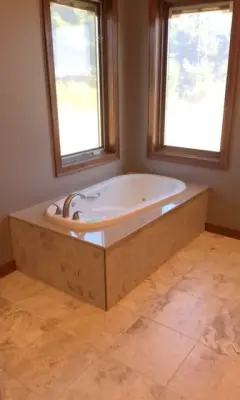 New Residence Close to Coleridge, NE by Man N Mountain-Tile & Stone