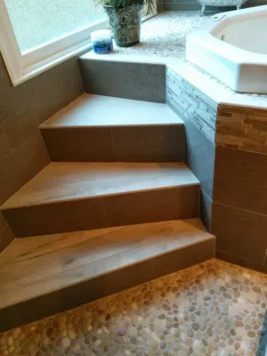 O'Neill restroom project — Tile & Stone Installation Services project by Garden State Tile