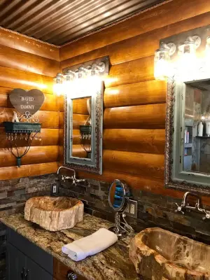 Pueblo, CO Rustic Bathroom Renovation by Sol Granite & Natural Stone