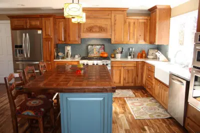 Quartzite Countertops in White — Tile & Stone Installation Services project by The Stone Studio