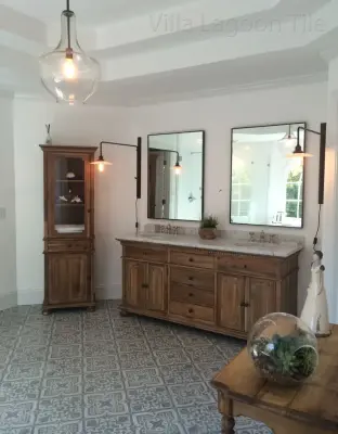 An Expansive Bathroom in Atlanta — Tile & Stone Installation Services project by Villa Lagoon Tile
