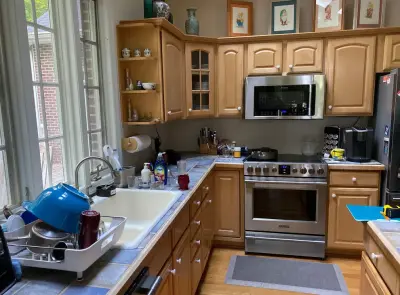 Before and After — Tile & Stone Installation Services project by Exact Tile
