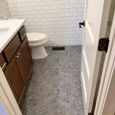 Restroom and Culinary Space Renovation by Design Tile And Flooring LLC