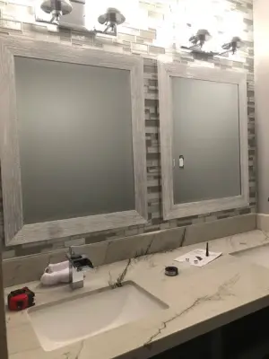 restroom renovation — Tile & Stone Installation Services project by Max Marble & Granite, Inc.