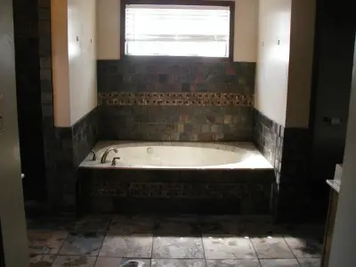 Restrooms — Tile & Stone Installation Services project by Natural Stone Distributors