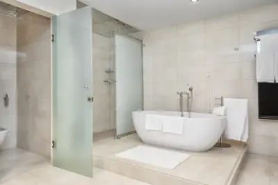 Brian's Bathroom Renovation — Tile & Stone Installation Services project by The Groutsmith PA-NJ