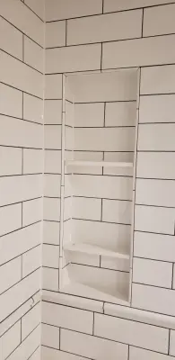 Brookfield Bath and Flooring — Tile & Stone Installation Services project by Heinrichs Custom Tile And Stone