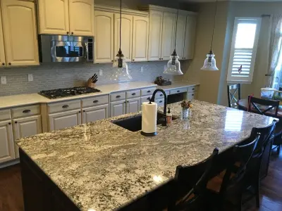 Castle Rock Transitional Kitchen by Sol Granite & Natural Stone