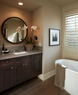 Limestone Wall and Floor Tiles — Tile & Stone Installation Services project by Arizona Tile