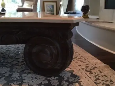 Traditional Coffee Table — Tile & Stone Installation Services project by Set In Stone / The Slab Warehouse