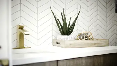 Full Bathroom Renovation by Design Tile And Flooring LLC
