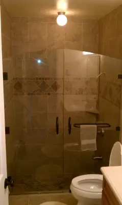 Condominium Bathroom Renovation — Tile & Stone Installation Services project by Demolski Stone Works LLC