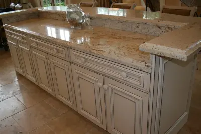 Twin Isle Kitchen — Tile & Stone Installation Services project by Palatial Stone & Tile